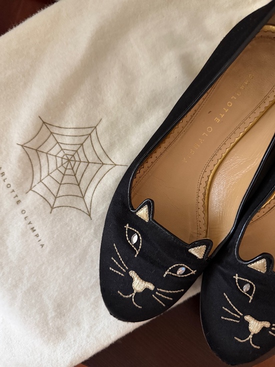 Charlotte Olympia Shoes - Charlotte Olympia Kitty Flats